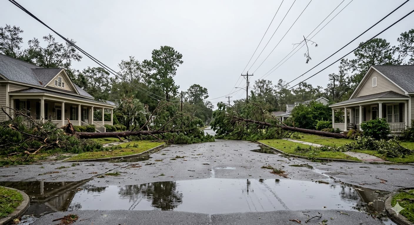 hurricane season tree removal Savannah GA